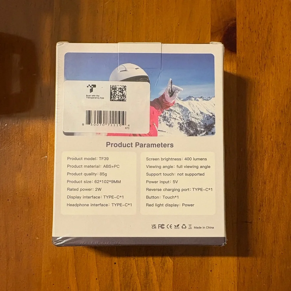 Camera Monitor for Vlog Live Stream - Silver